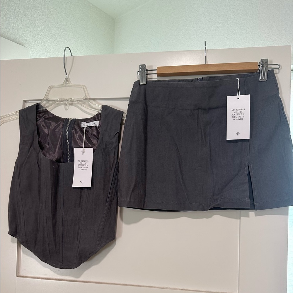 NWT CORSET & MICRO MINI SET